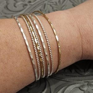 Two-Tone Cuff Bracelet by Pomina