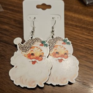 Colorful Santa Claus Earrings