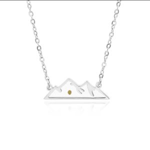 Faith Inspired Mustard Seed Mountain Necklace