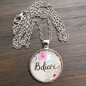 Believe Pendant Necklace