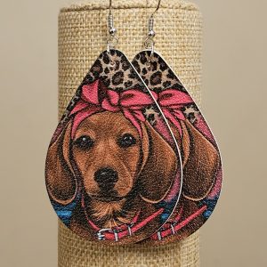 Dachshund Dangle Earrings