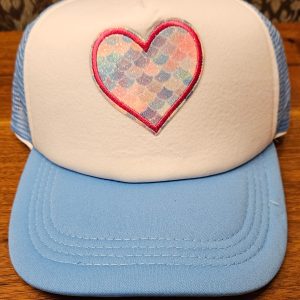Mermaid Mom Hat in Blue