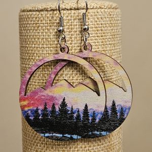 Sunrise Mountain Western Earrings